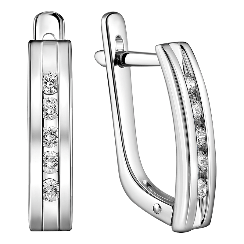 

Серьги из золота с бриллиантом выращенным IQ Diamonds 1649-E5W-RD26EFGVVSVS-IG, 1649-E5W-RD26EFGVVSVS-IG