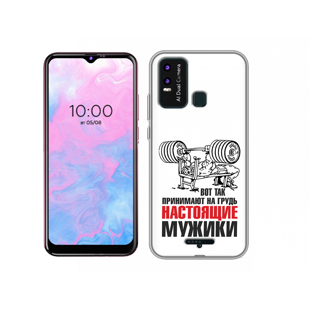 

Чехол MyPads Tocco для BQ 6630L бодибилдинг для мужиков, Прозрачный, Tocco