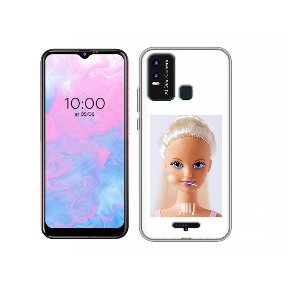 

Чехол MyPads Tocco для BQ 6630L барби, Прозрачный, Tocco