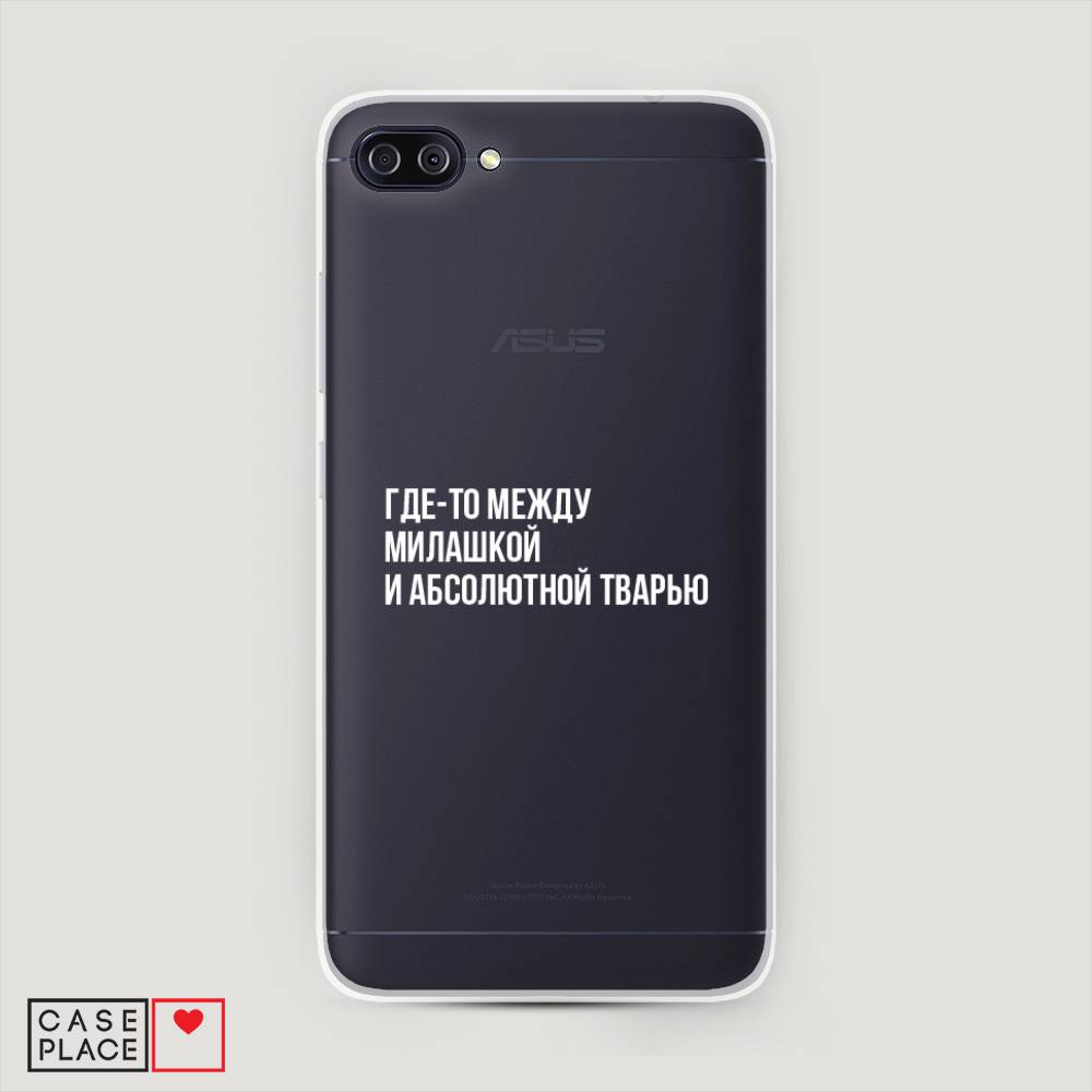 фото Чехол awog "почти милашка" для asus zenfone 4 max zc554kl