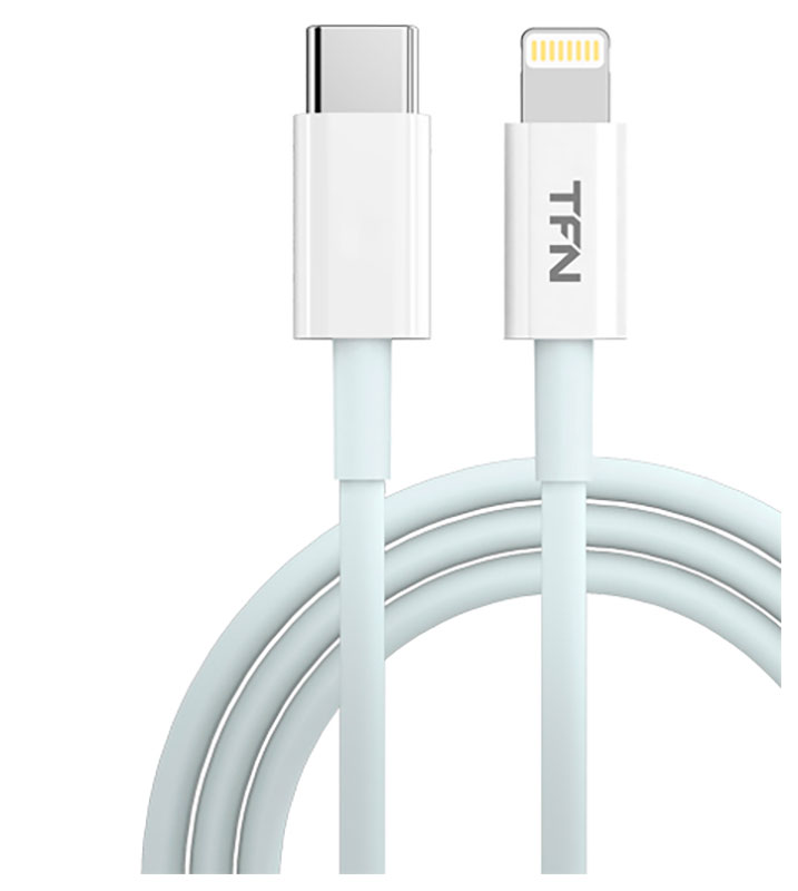 Кабель lightning - usb TFN 2 м белый (TFN-CLIGC2MTPEWH) 8-pin TypeC 2.0 м белый (TFN-CLIGC2MTPEWH)