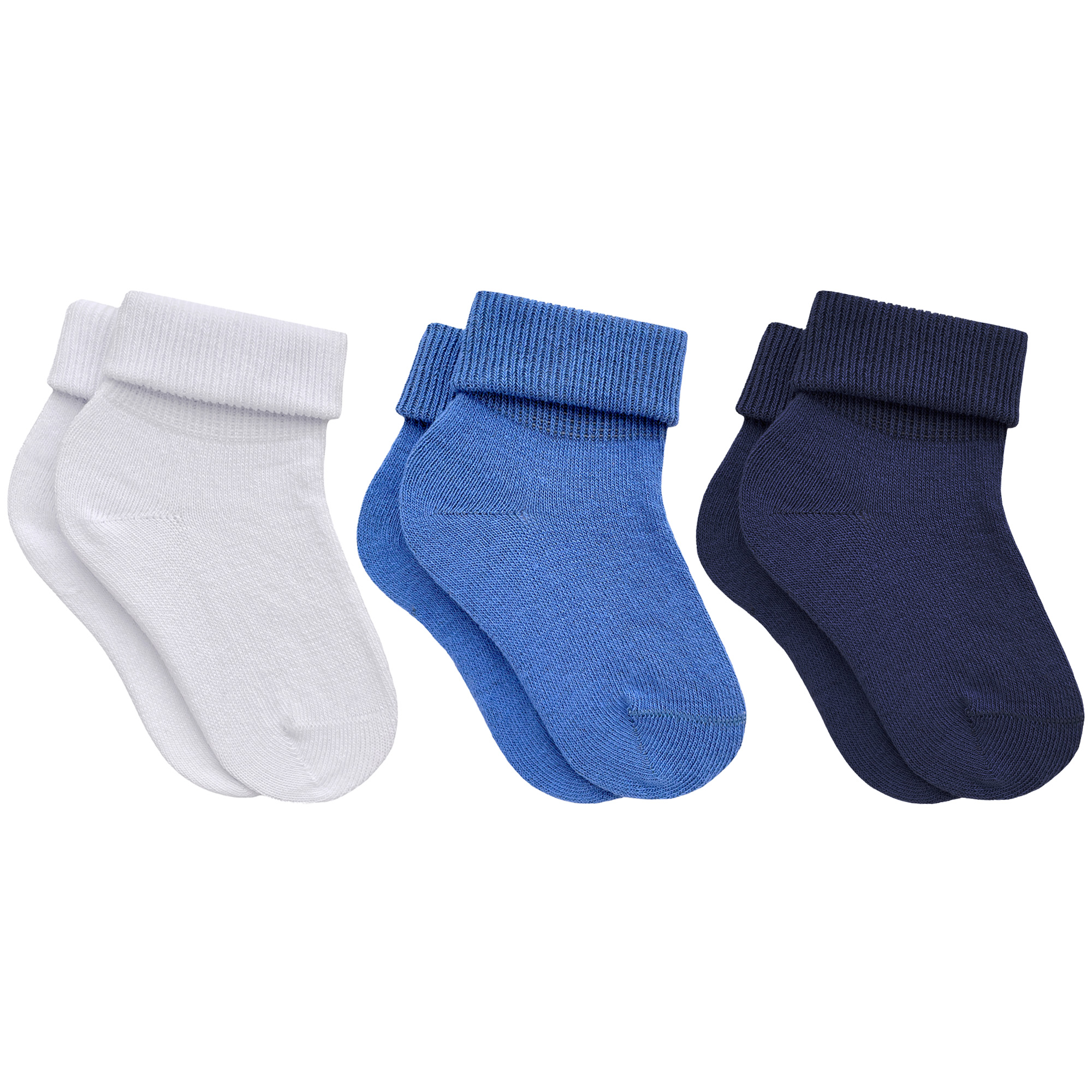

Носки детские Rusocks 3-Д3-13783, белый; голубой; синий, 45270, 3-Д3-13783