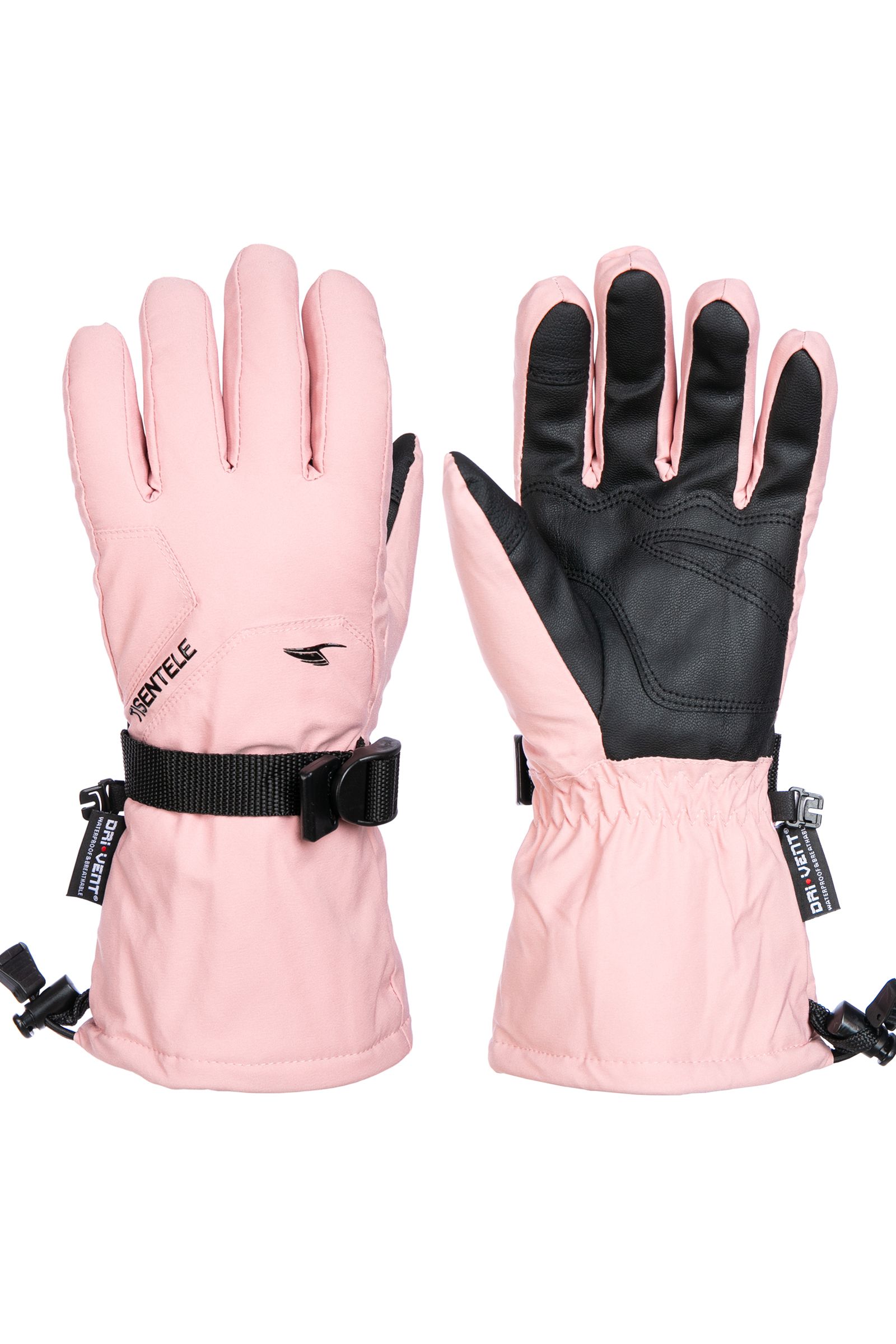Перчатки женские горнолыжные Tisentele847638 розовый р-р 8