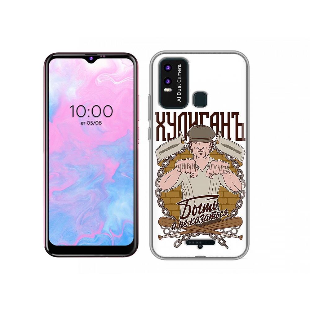 

Чехол MyPads Tocco для BQ 6630L Хулиган, Прозрачный, Tocco