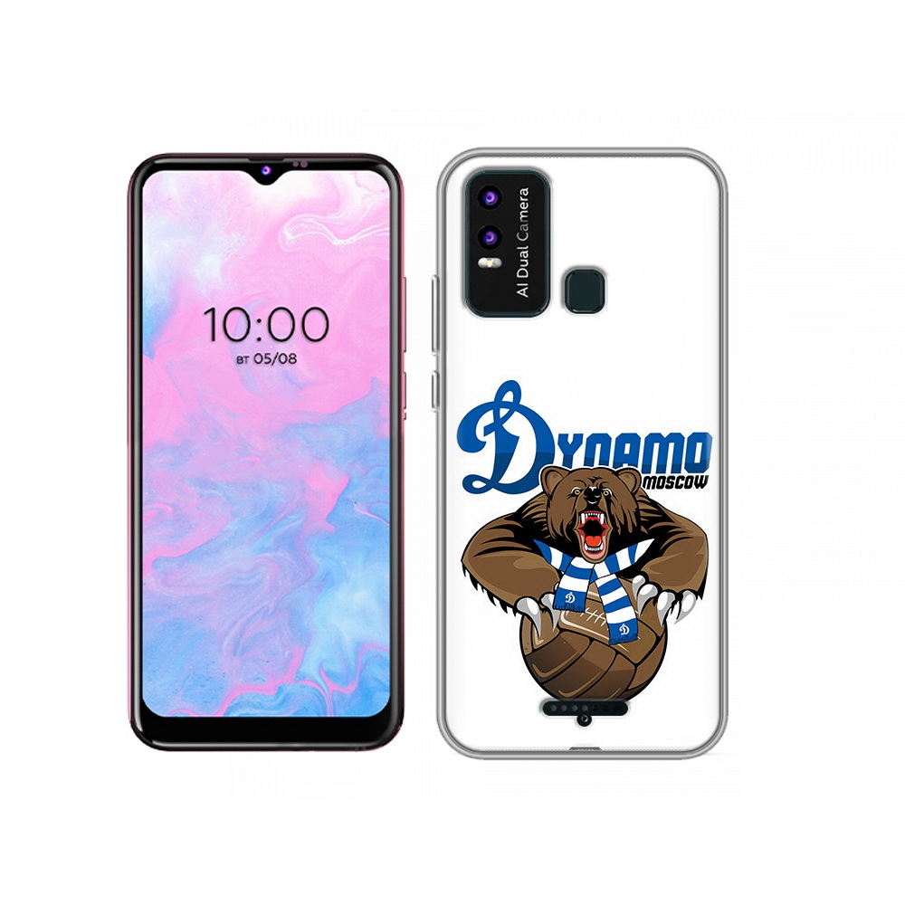 

Чехол MyPads Tocco для BQ 6630L ФК Динамо медведь, Прозрачный, Tocco