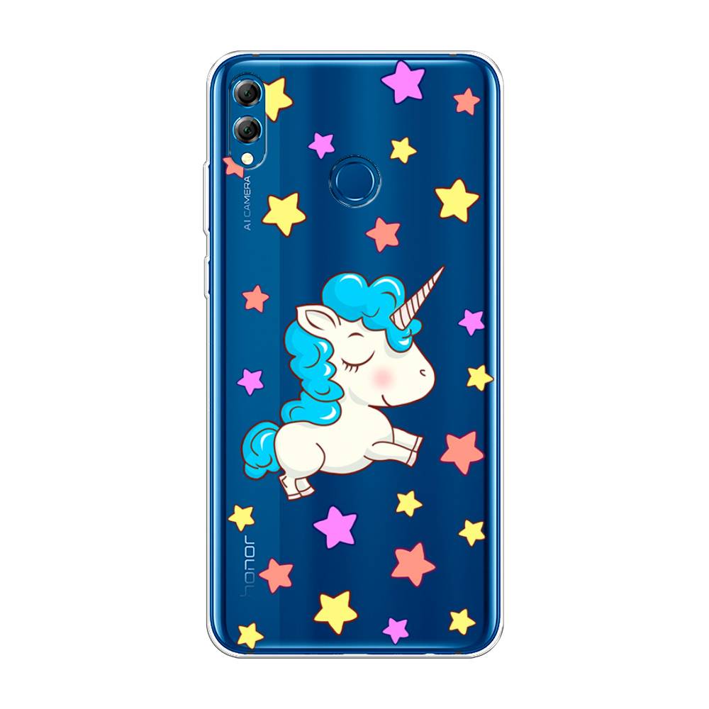 

Чехол Awog на Honor 8X Max "Звездный единорог", Белый;голубой;розовый, 66550-2