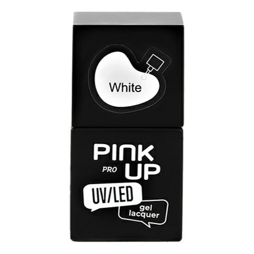 

Гель-лак для ногтей Pink Up Pro Uv-Led 01 белый 10 мл