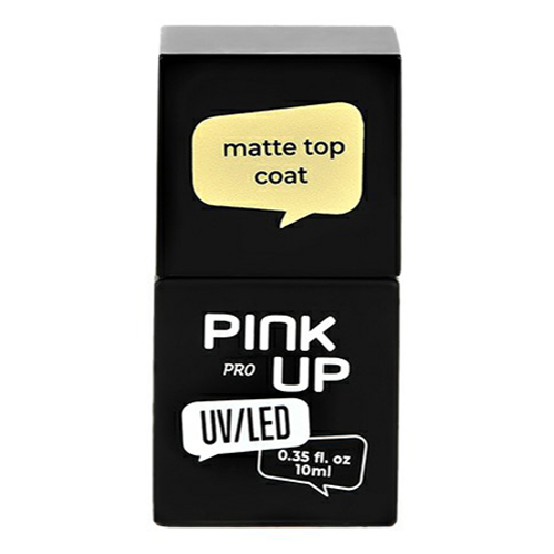 Верхнее покрытие для ногтей Pink Up Pro Uv-Led Matte Top Coat 10 мл