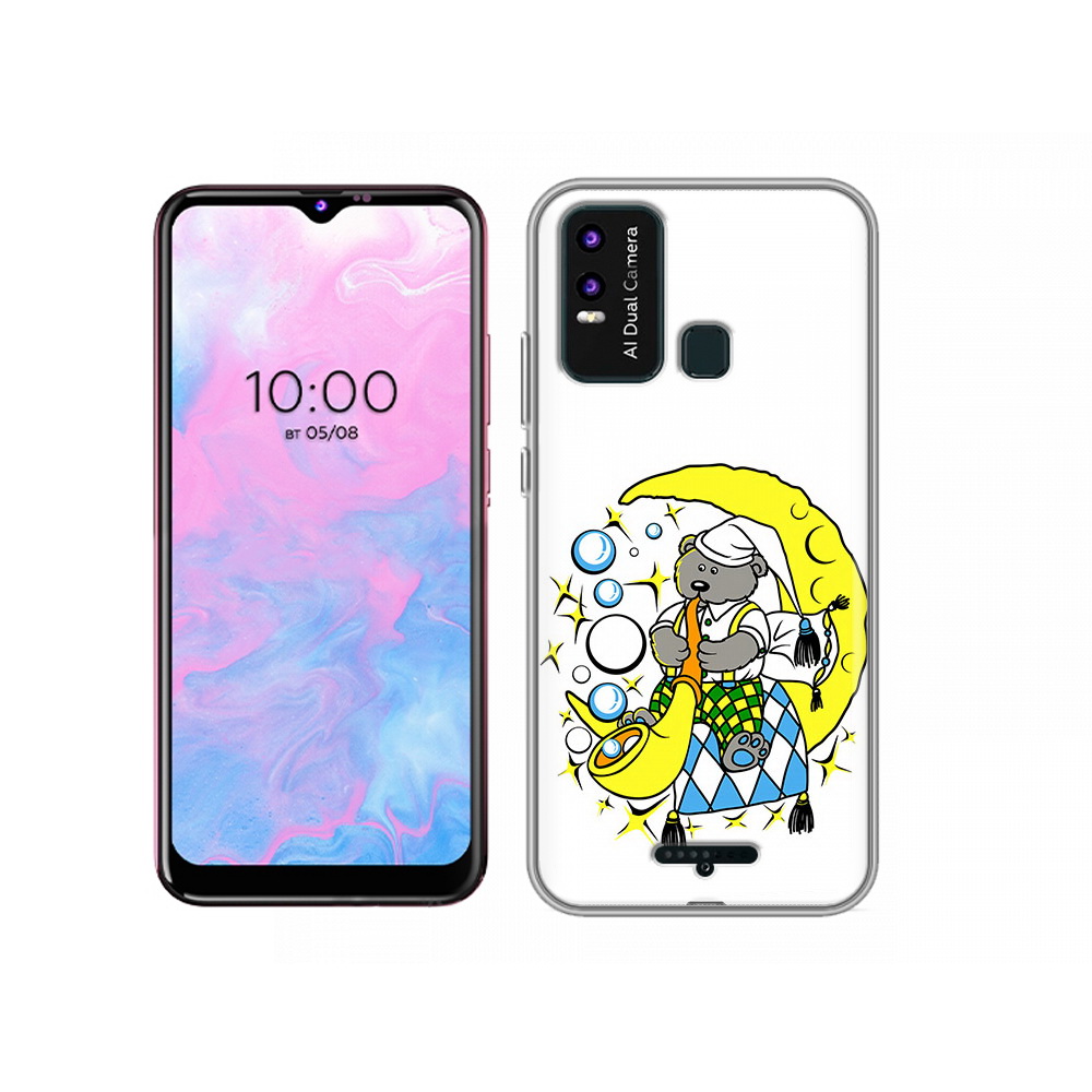

Чехол MyPads Tocco для BQ 6630L Сырная луна, Прозрачный, Tocco