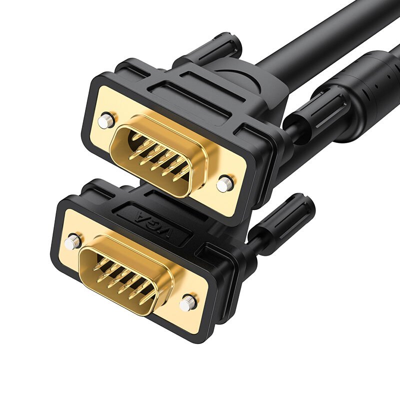 

Кабель uGreen VGA - VGA вилка-вилка 1м (11673) черный, VG101