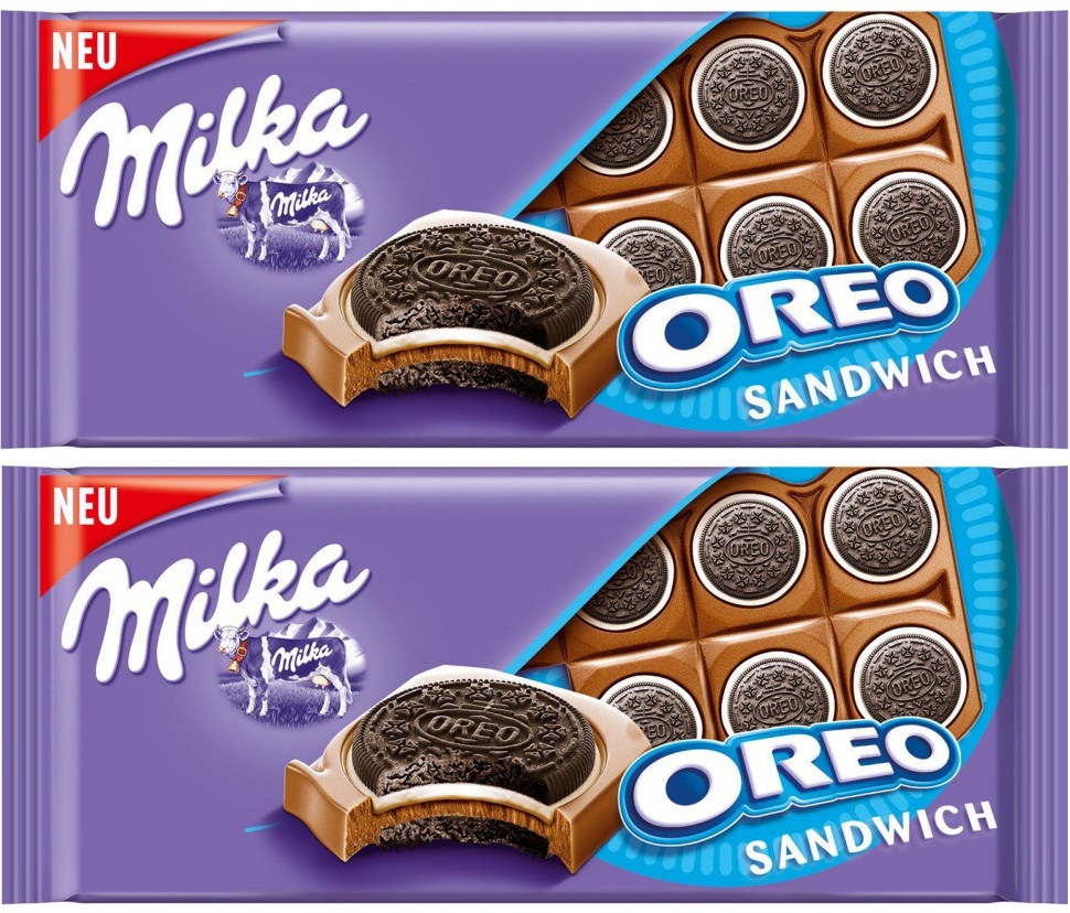 

Шоколад молочный Milka Oreo Sandwich 92 г х 2 шт
