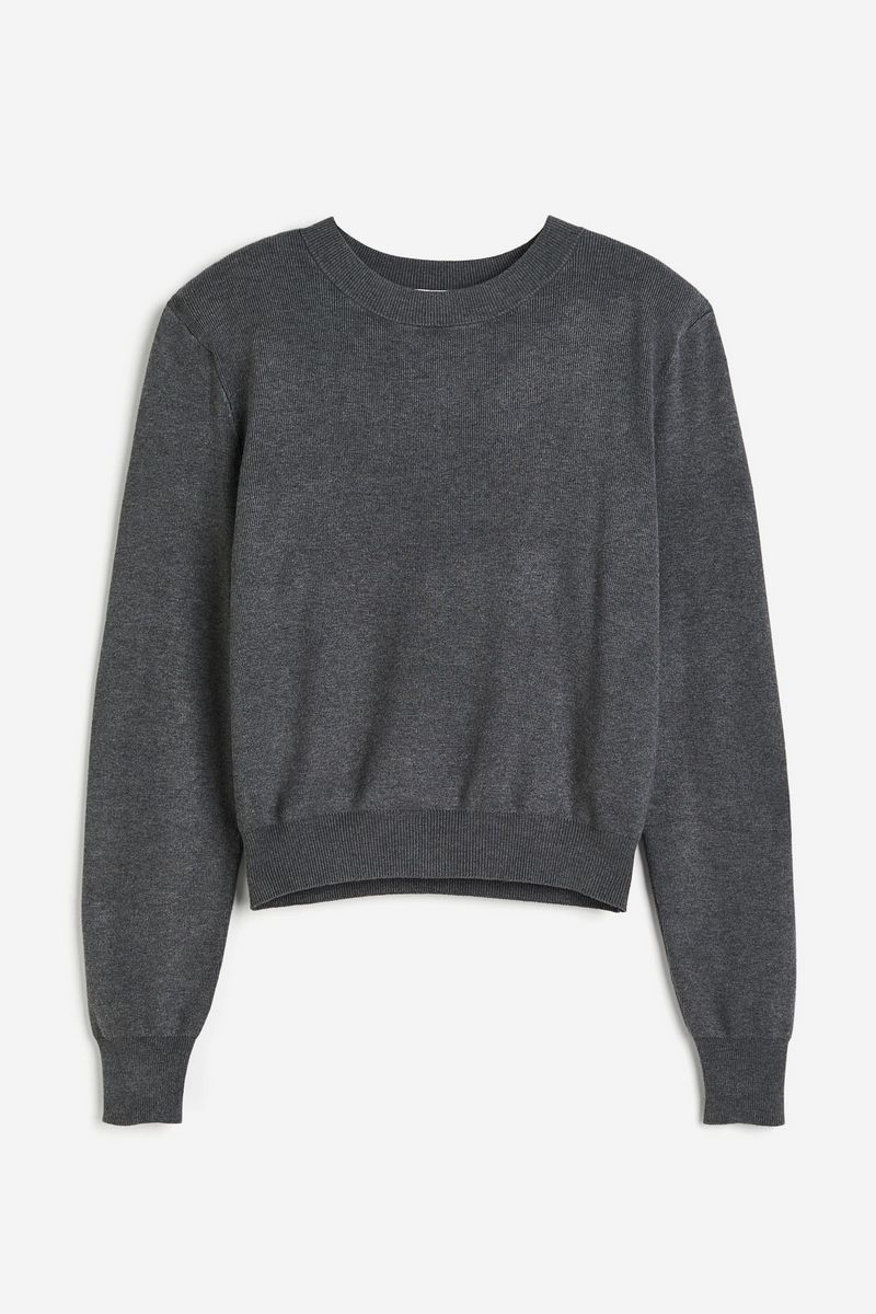 

Джемпер женский H&M 1212723 серый L, 1212723