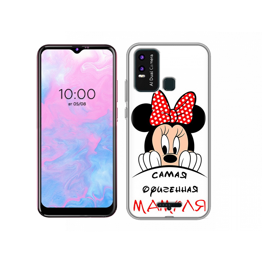 

Чехол MyPads Tocco для BQ 6630L Самая лучшая мамуля Мини Маус, Прозрачный, Tocco