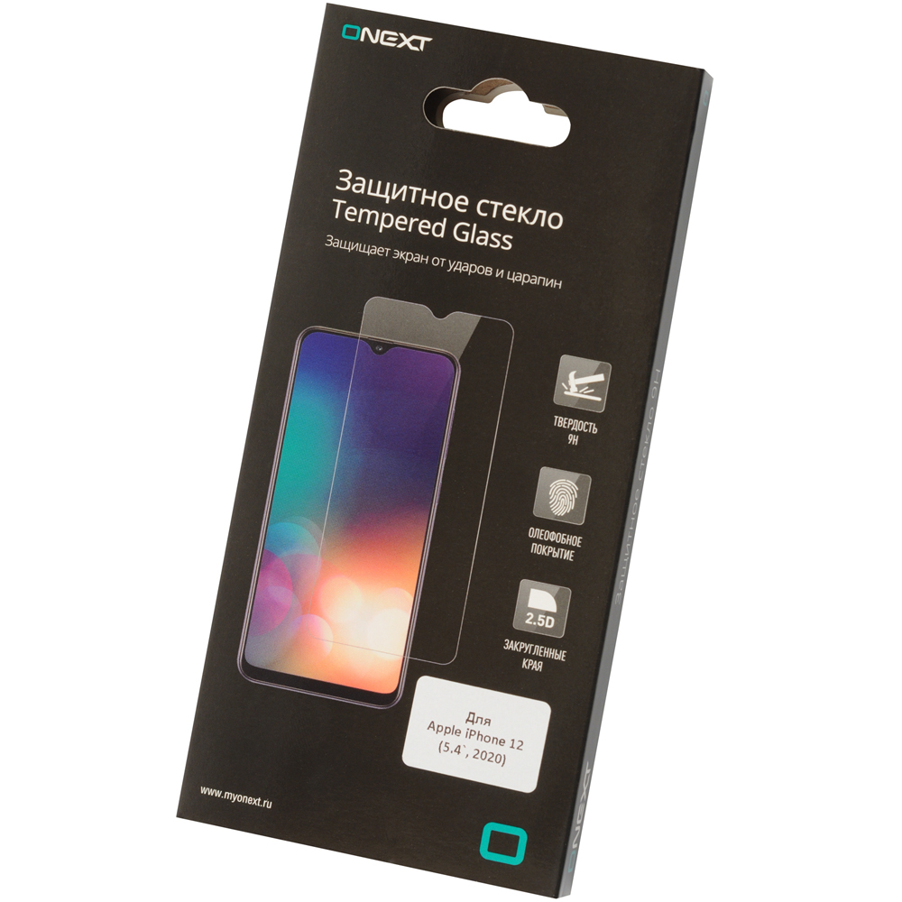 

Стекло защитное Onext для Apple iPhone 12 Mini комплект 10 шт./уп., для Apple iPhone 12 Mini