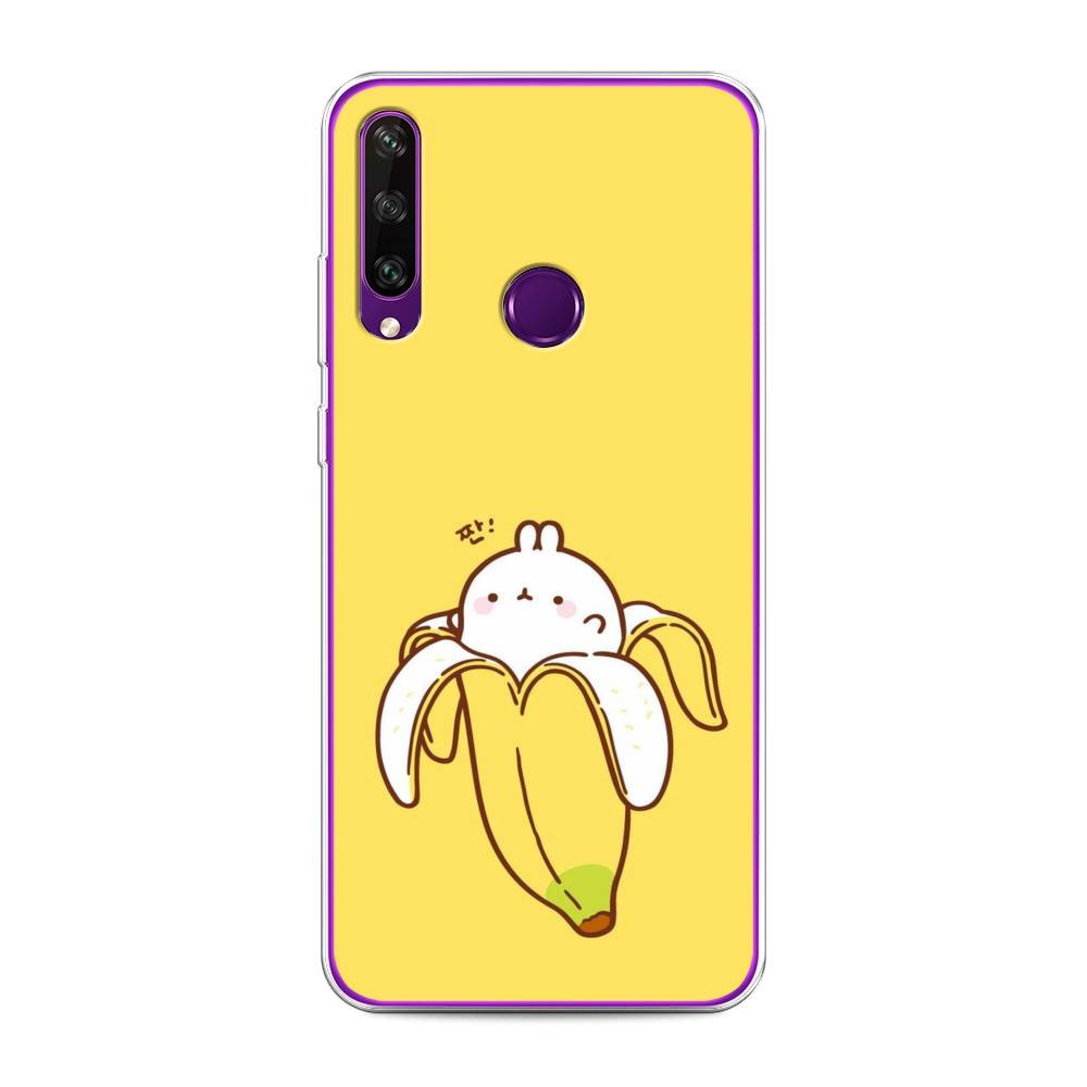 

Чехол Awog на Huawei Y6p "Зайчик-бананчик", Желтый;белый, 6103250-2