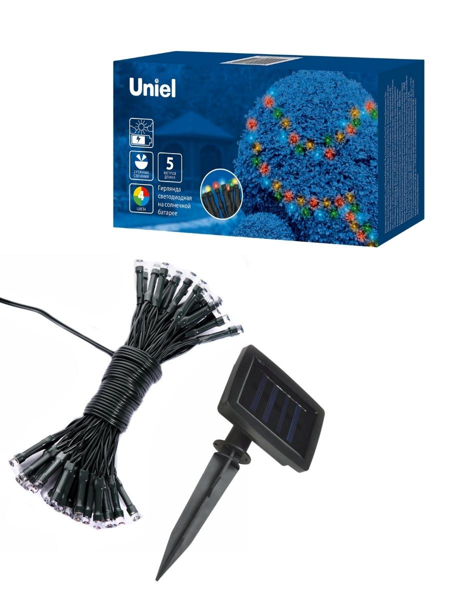 Садовая гирлянда на солнечной батарее Uniel Milkyway USL-S-122/PT5000 5 м