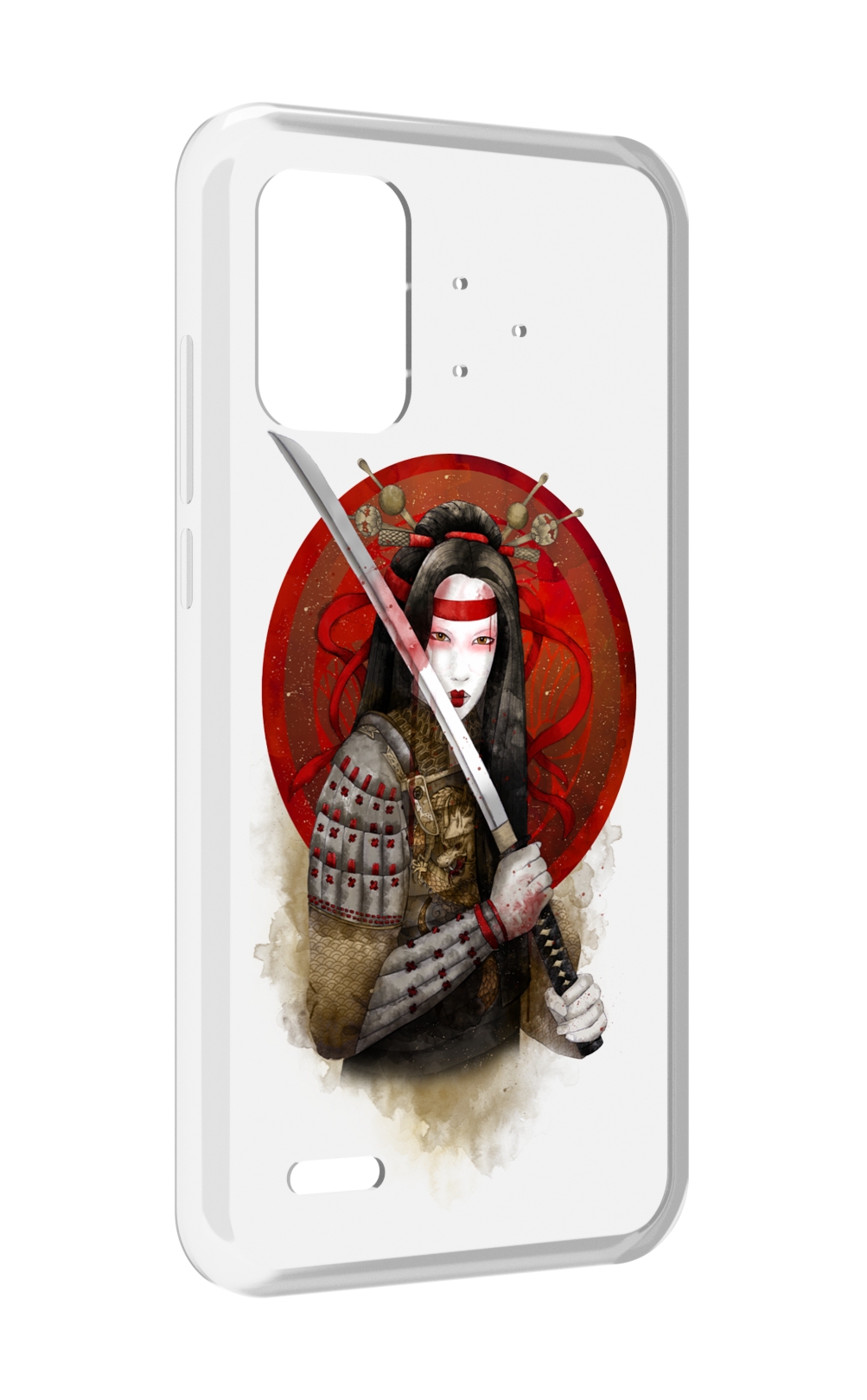 

Чехол MyPads рисованная девушка с катаной для UMIDIGI Bison Pro, Прозрачный, Tocco