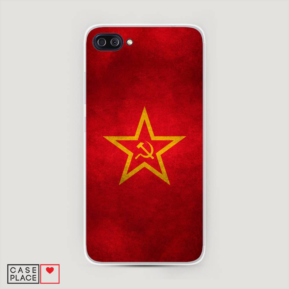 

Чехол Awog на Asus Zenfone 4 Max ZC554KL "Красное знамя", Желтый;красный, 42150-10
