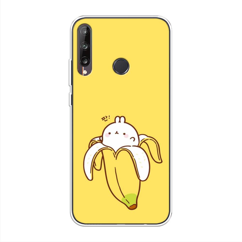 

Чехол Awog на Huawei P40 lite E "Зайчик-бананчик", Желтый;белый, 612450-2