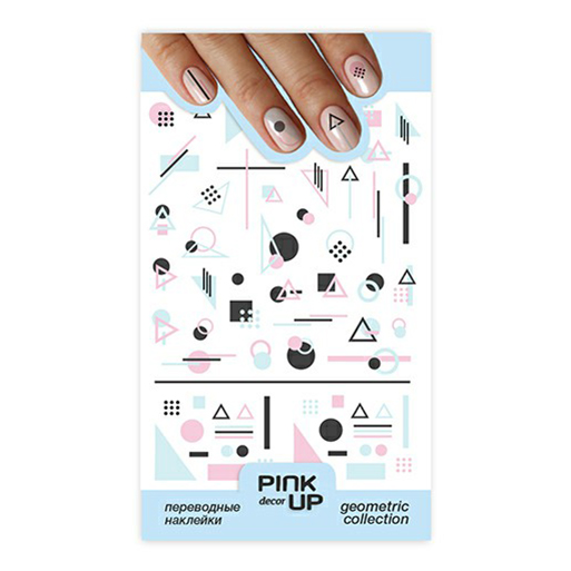 

Наклейки для ногтей Pink Up Decor Geometry 625