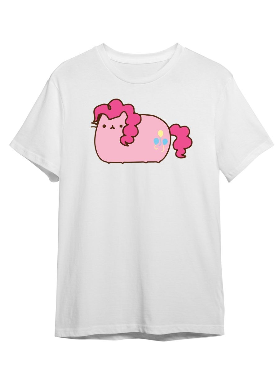 

Футболка унисекс СувенирShop Кот Пушин/My Little Pony 4 белая 3XL, "Кот Пушин/My Little Pony" 4