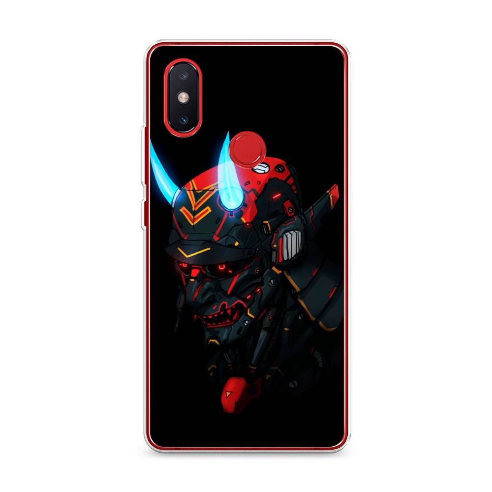 

Чехол Awog на Xiaomi Mi 8 SE "Неоновый самурай", Разноцветный, 33750-6