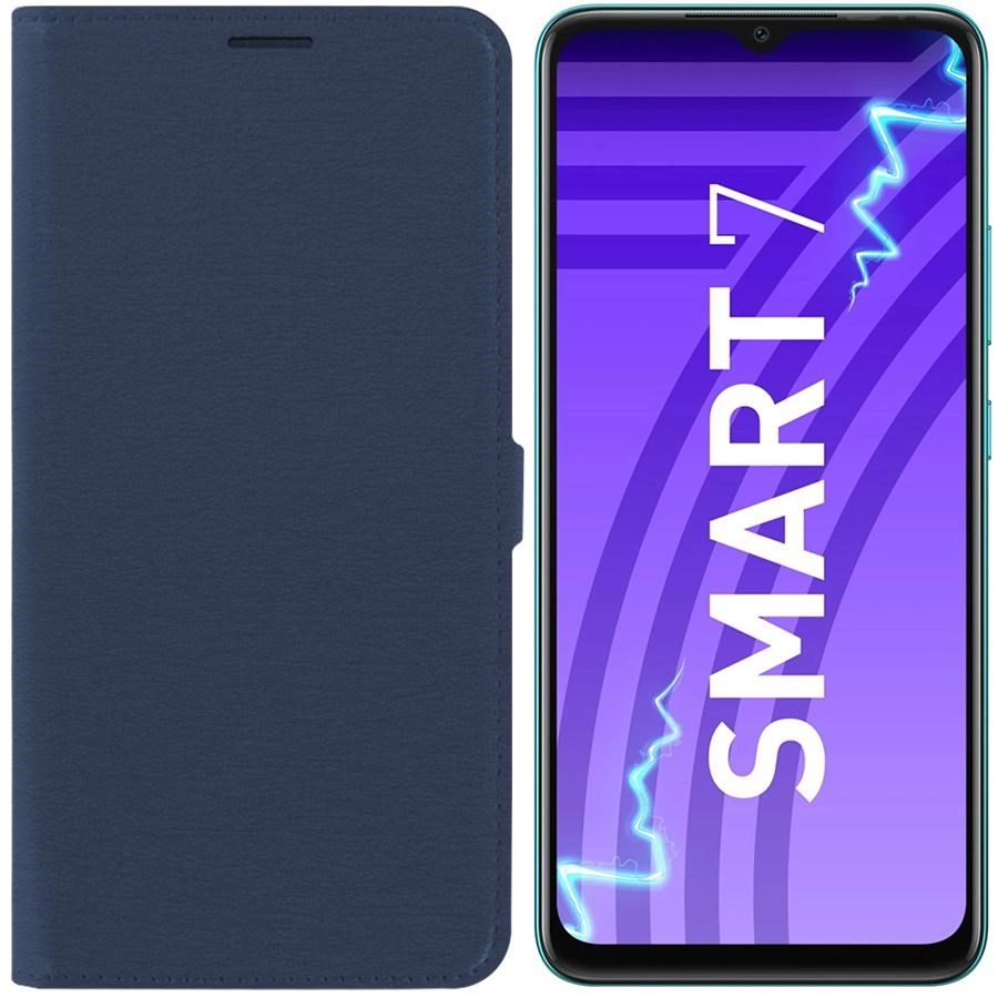 Чехол-книжка Krutoff Eco Book для Infinix Smart 7 синий
