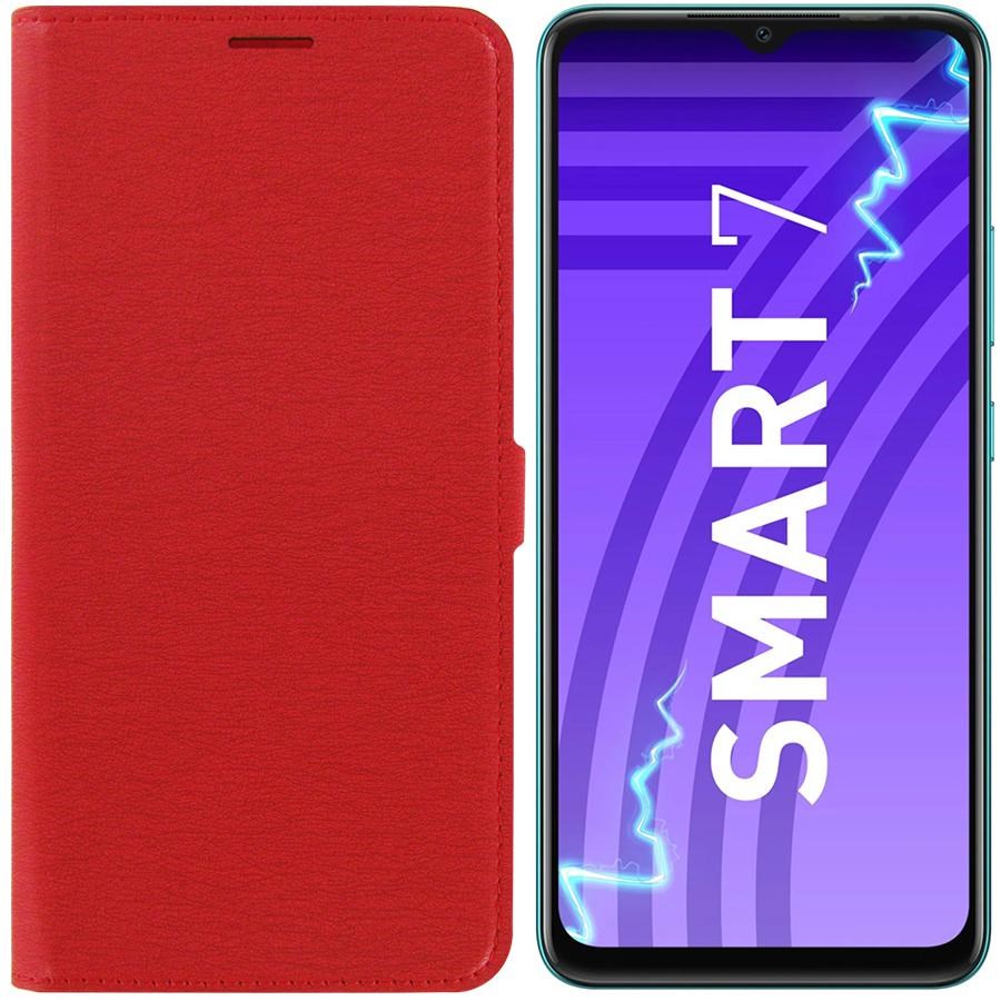 Чехол-книжка Krutoff Eco Book для Infinix Smart 7 красный