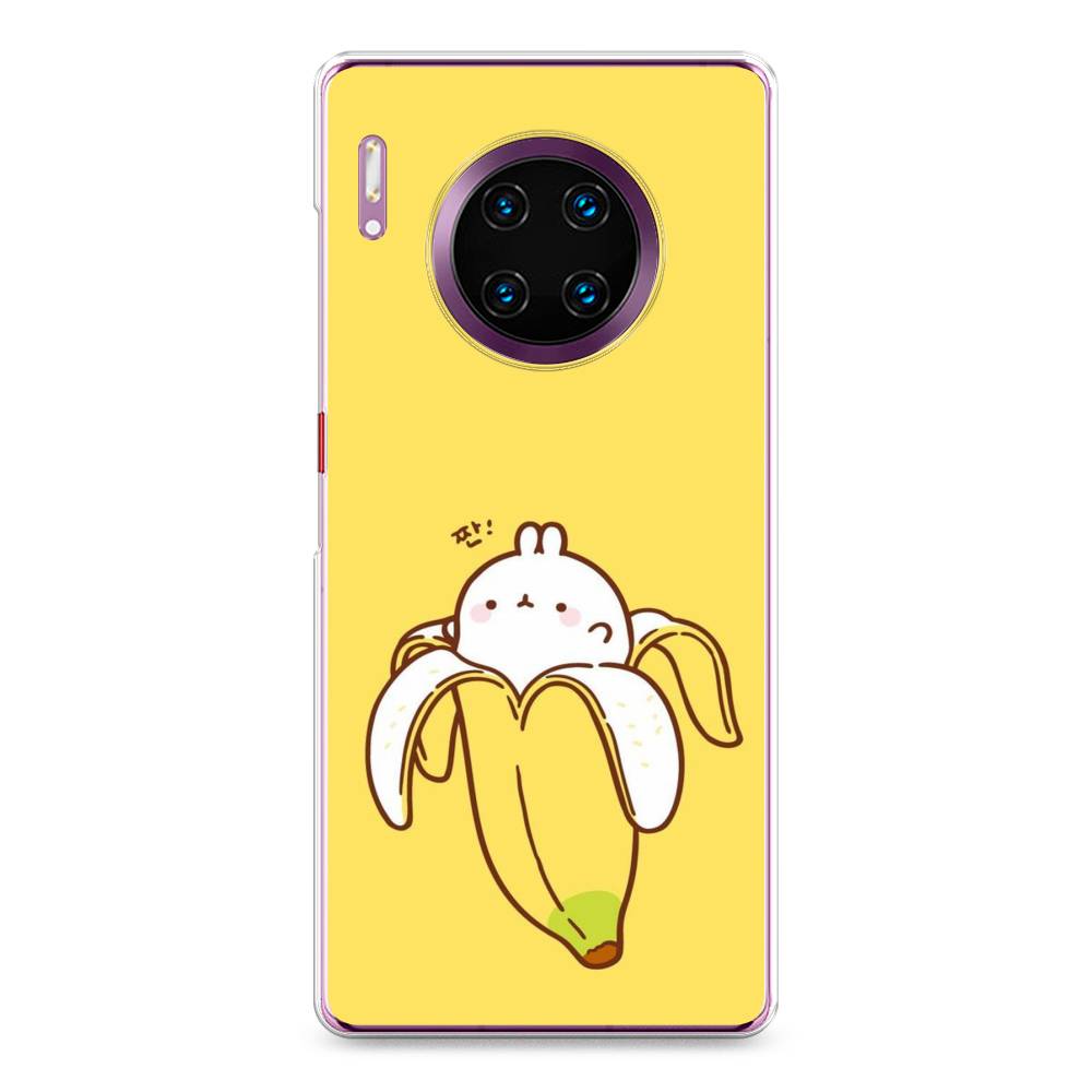 

Чехол Awog на Huawei Mate 30 Pro "Зайчик-бананчик", Желтый;белый, 610450-2