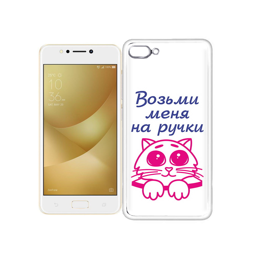 Чехол MyPads Tocco для Asus ZenFone 4 Max мяу