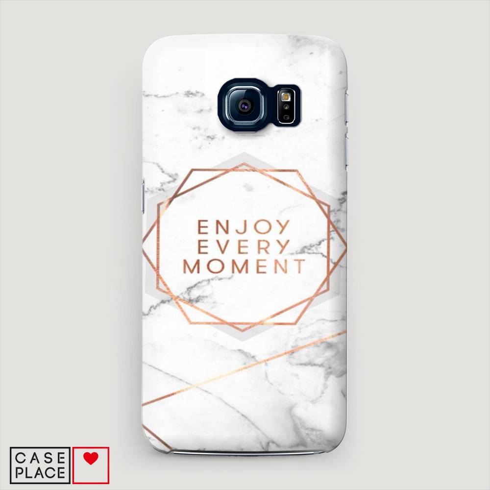 

Чехол Awog "Enjoy every moment мрамор" для Samsung Galaxy S6 edge, 24420-5