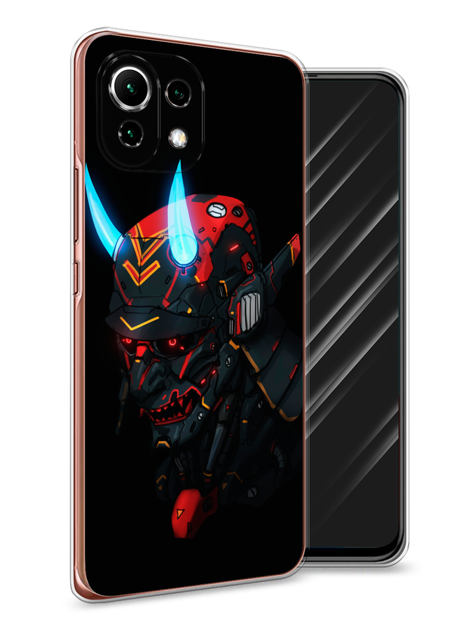 

Чехол Awog на Xiaomi Mi 11 Lite/5G NE "Неоновый самурай", Разноцветный, 310250-6