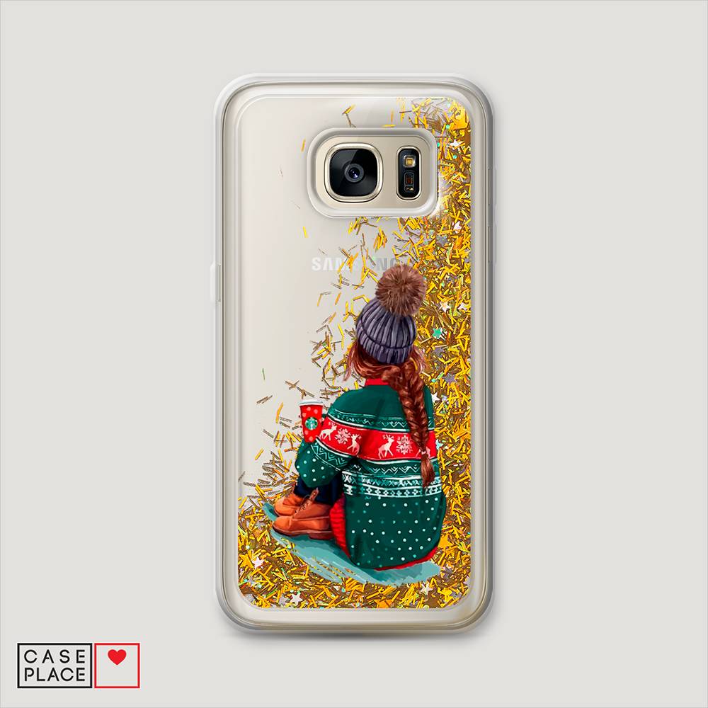 

Чехол Awog на Samsung Galaxy S6 edge "Winter dreams", Красный;коричневый, 24490-1