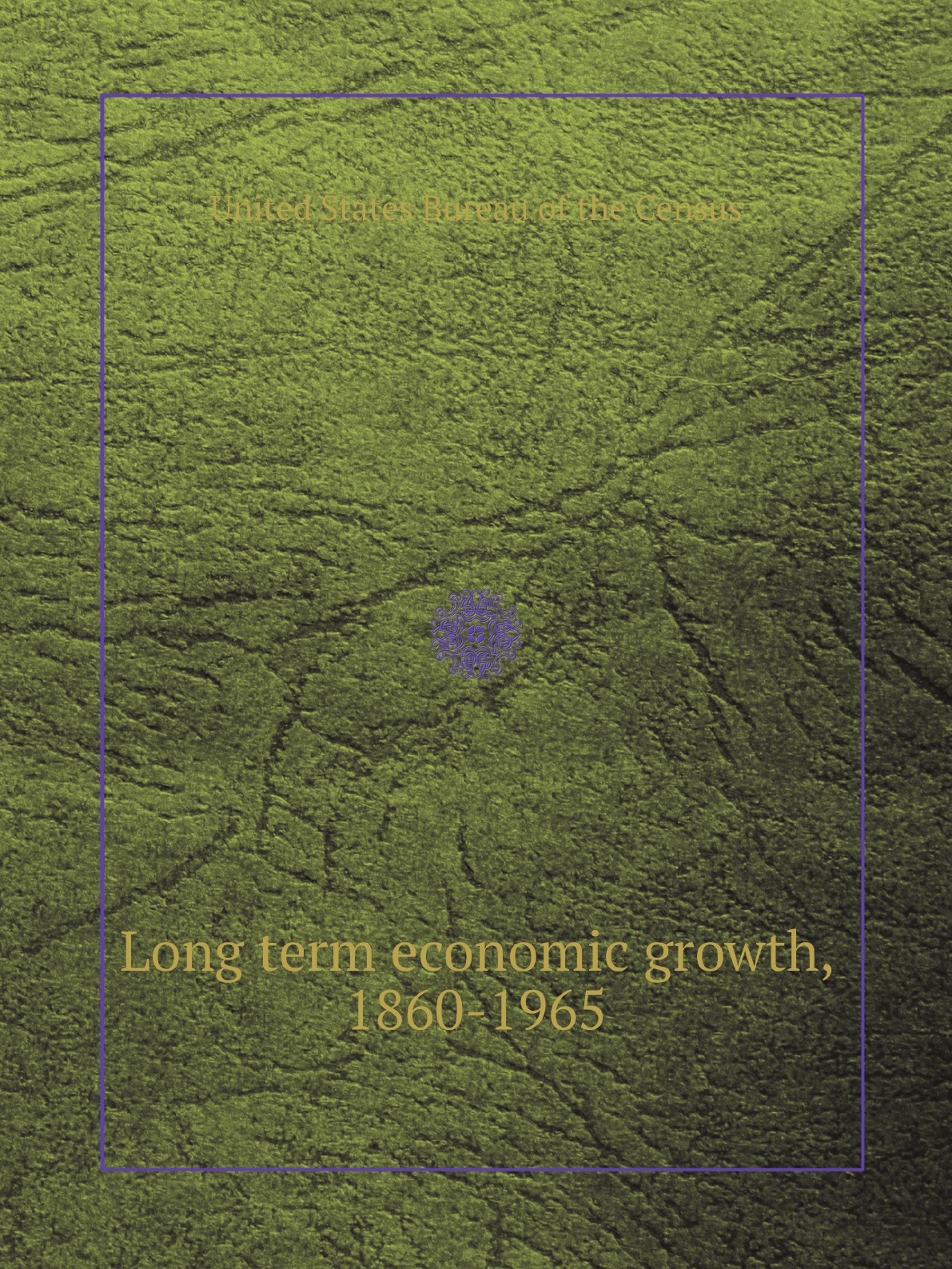 

Long term economic growth, 1860-1965