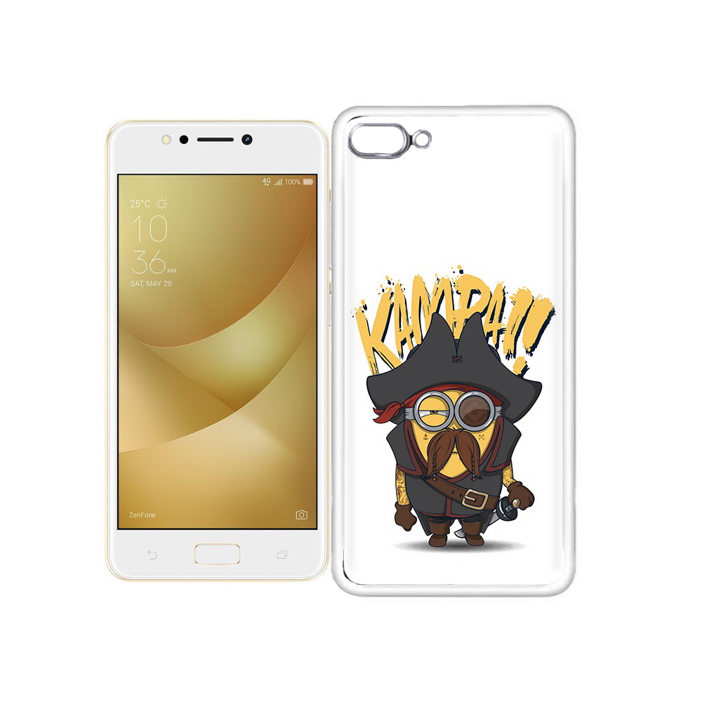 

Чехол MyPads Tocco для Asus ZenFone 4 Max миньон пират, Прозрачный, Tocco