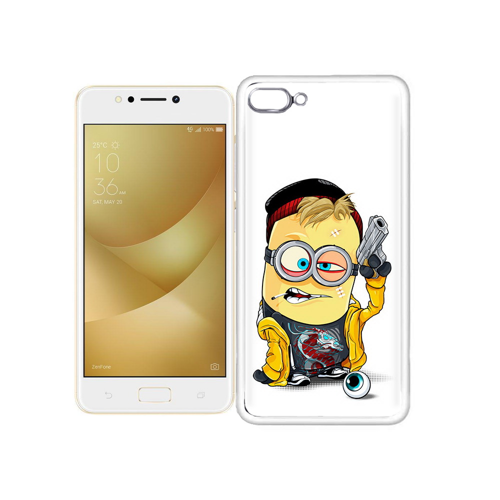 

Чехол MyPads Tocco для Asus ZenFone 4 Max миньон бандит, Прозрачный, Tocco