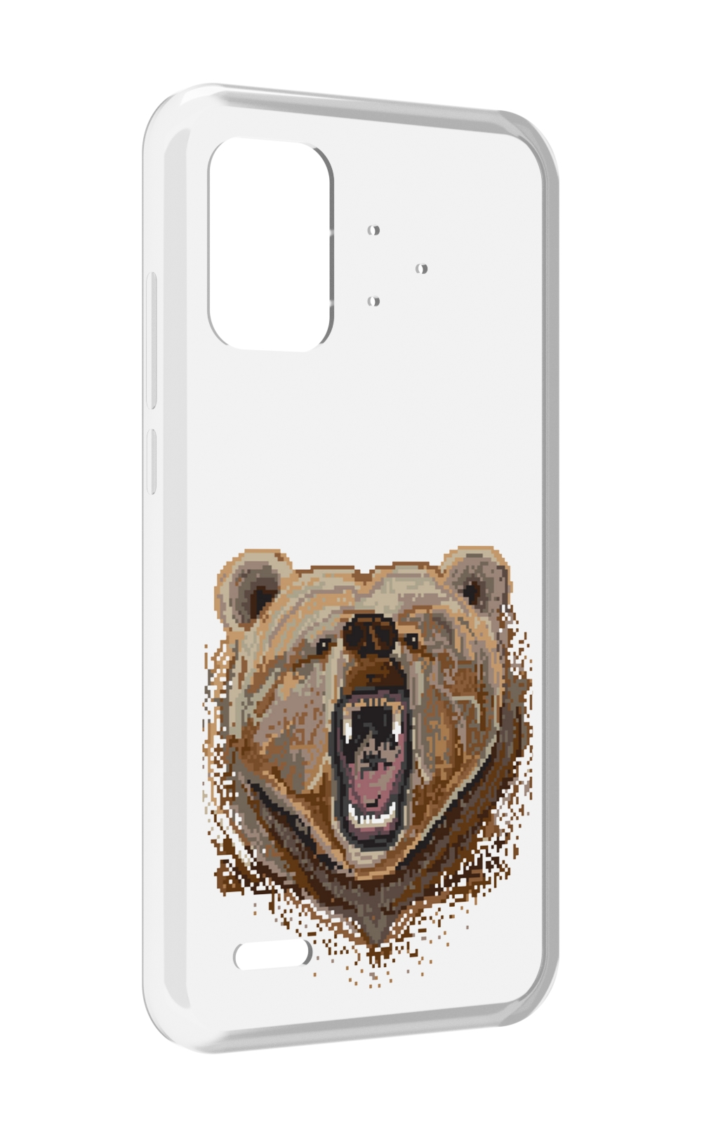 

Чехол MyPads пиксельный медведь для UMIDIGI Bison Pro, Прозрачный, Tocco