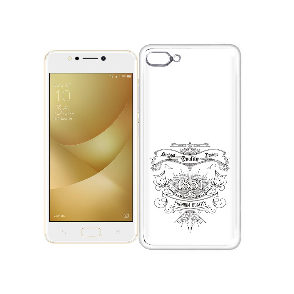 

Чехол MyPads Tocco для Asus ZenFone 4 Max логотип 1851 год, Прозрачный, Tocco