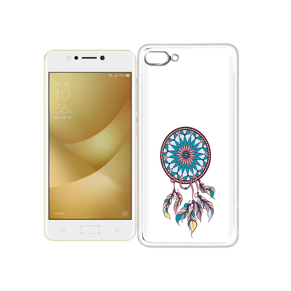 Чехол MyPads Tocco для Asus ZenFone 4 Max ловец снов синий