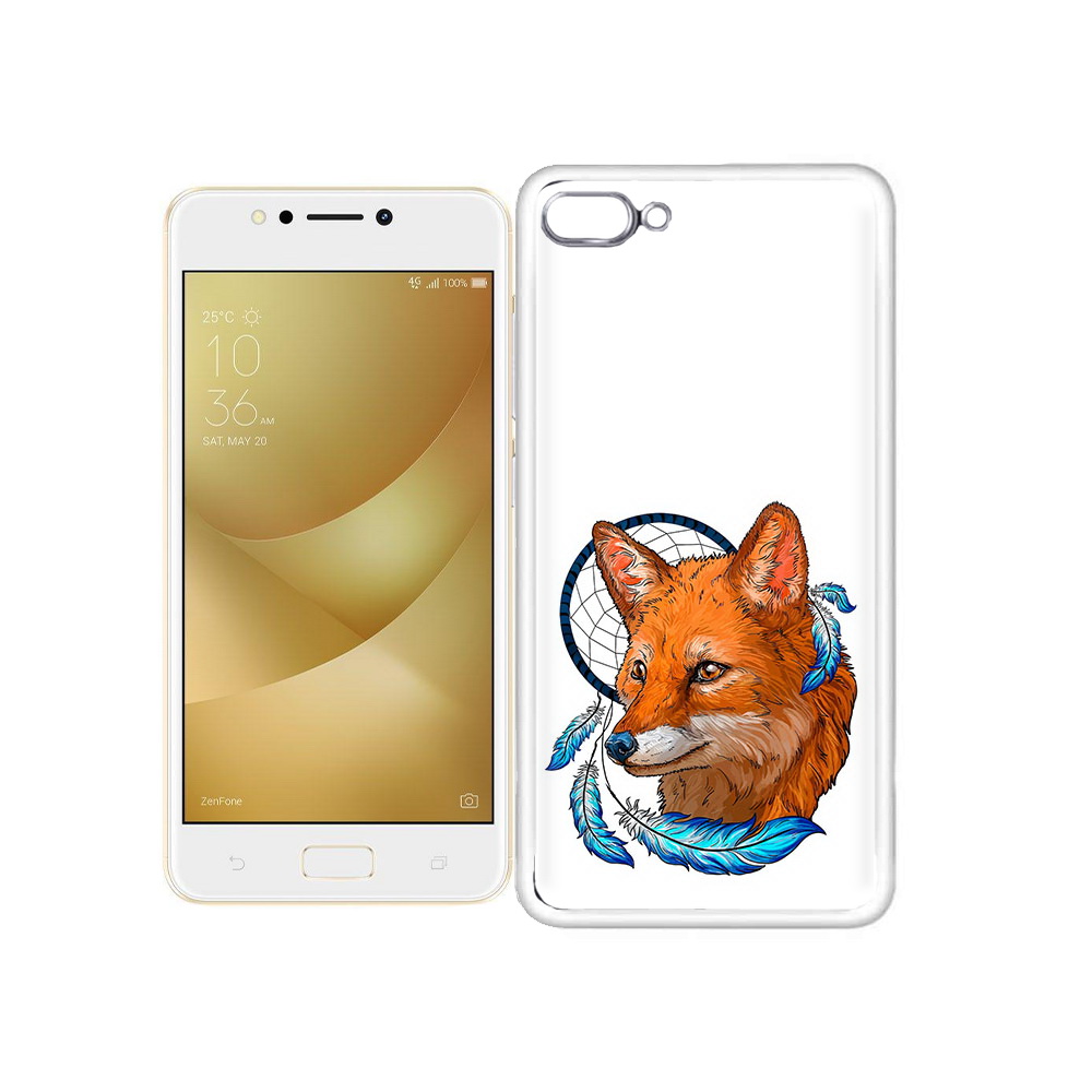 

Чехол MyPads Tocco для Asus ZenFone 4 Max лиса и ловец снов, Прозрачный, Tocco