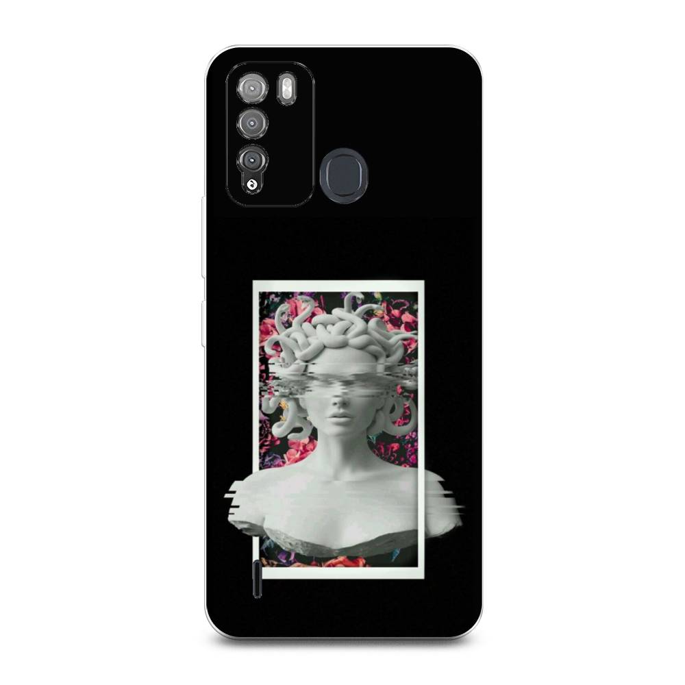 

Чехол для Itel Vision 1 Pro "Web Punk Медуза Горгона", Черный;серый, 3200350-6