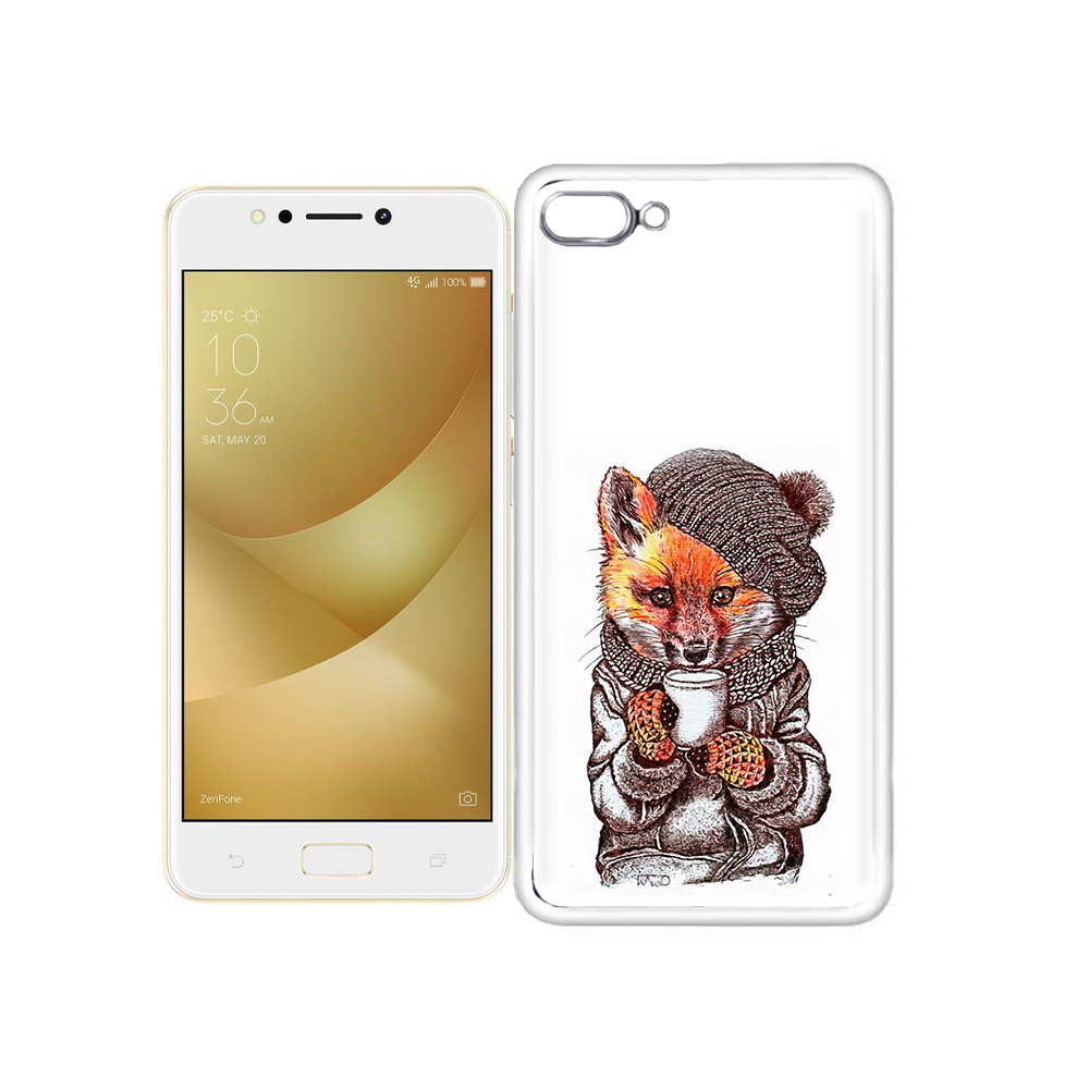 

Чехол MyPads Tocco для Asus ZenFone 4 Max лиса в шапке, Tocco