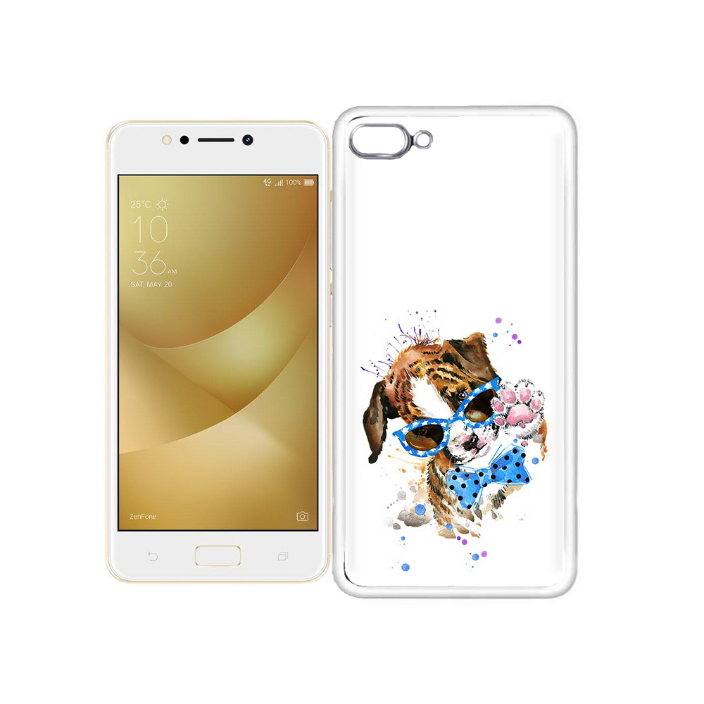

Чехол MyPads Tocco для Asus ZenFone 4 Max лапочка, Прозрачный, Tocco