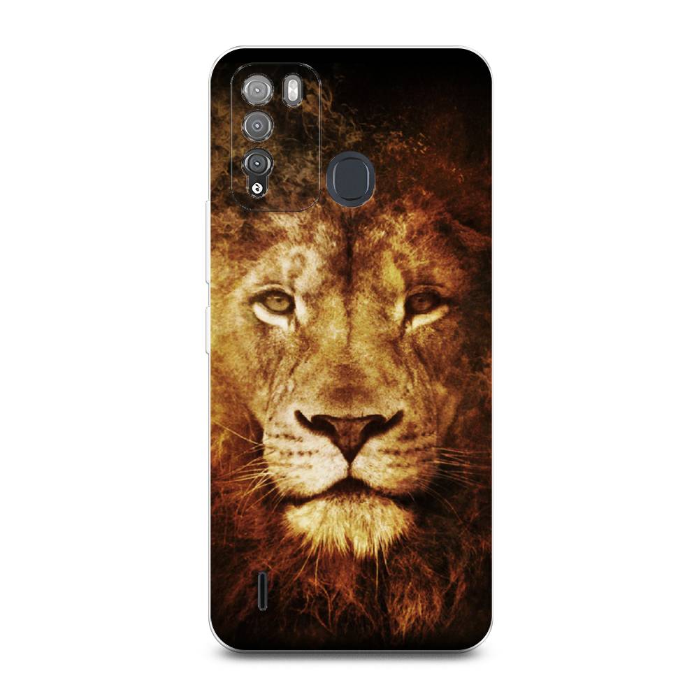 

Чехол для Itel Vision 1 Pro "Лев", Черный;коричневый;желтый, 3200350-6