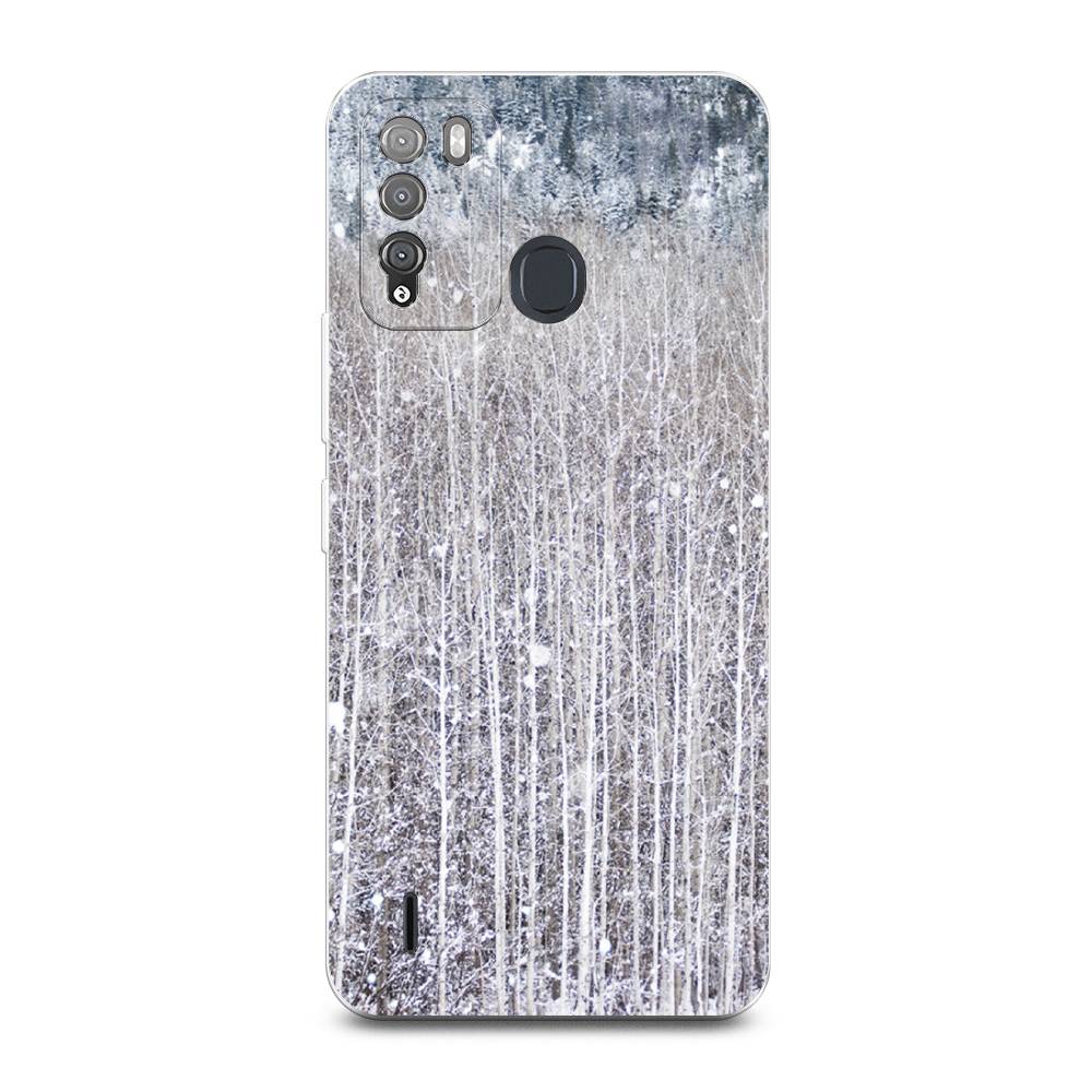 

Чехол для Itel Vision 1 Pro "Снежный лес", Бежевый;серый;белый, 3200350-5