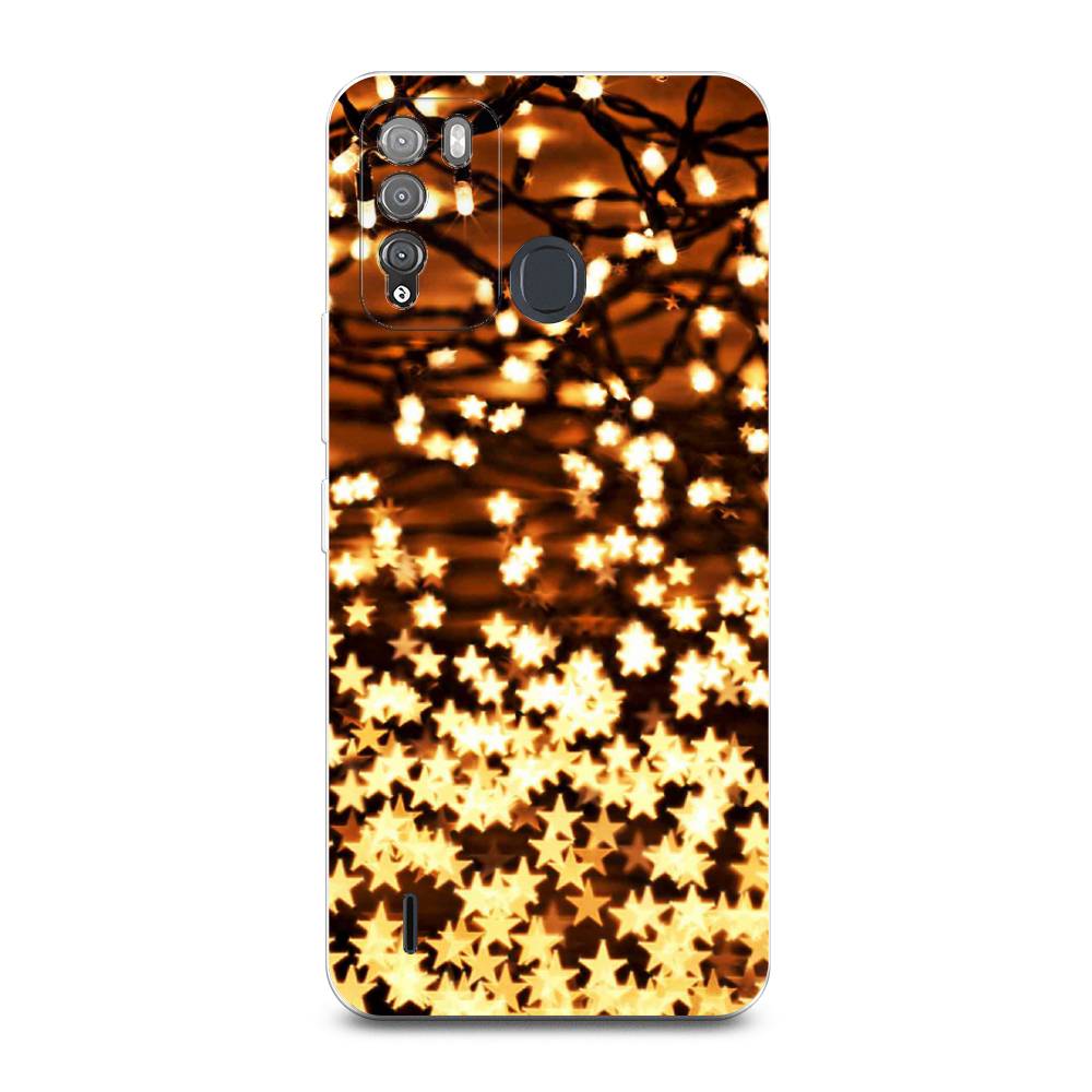 

Чехол для Itel Vision 1 Pro "Новогодняя гирлянда", Золотистый, 3200350-5