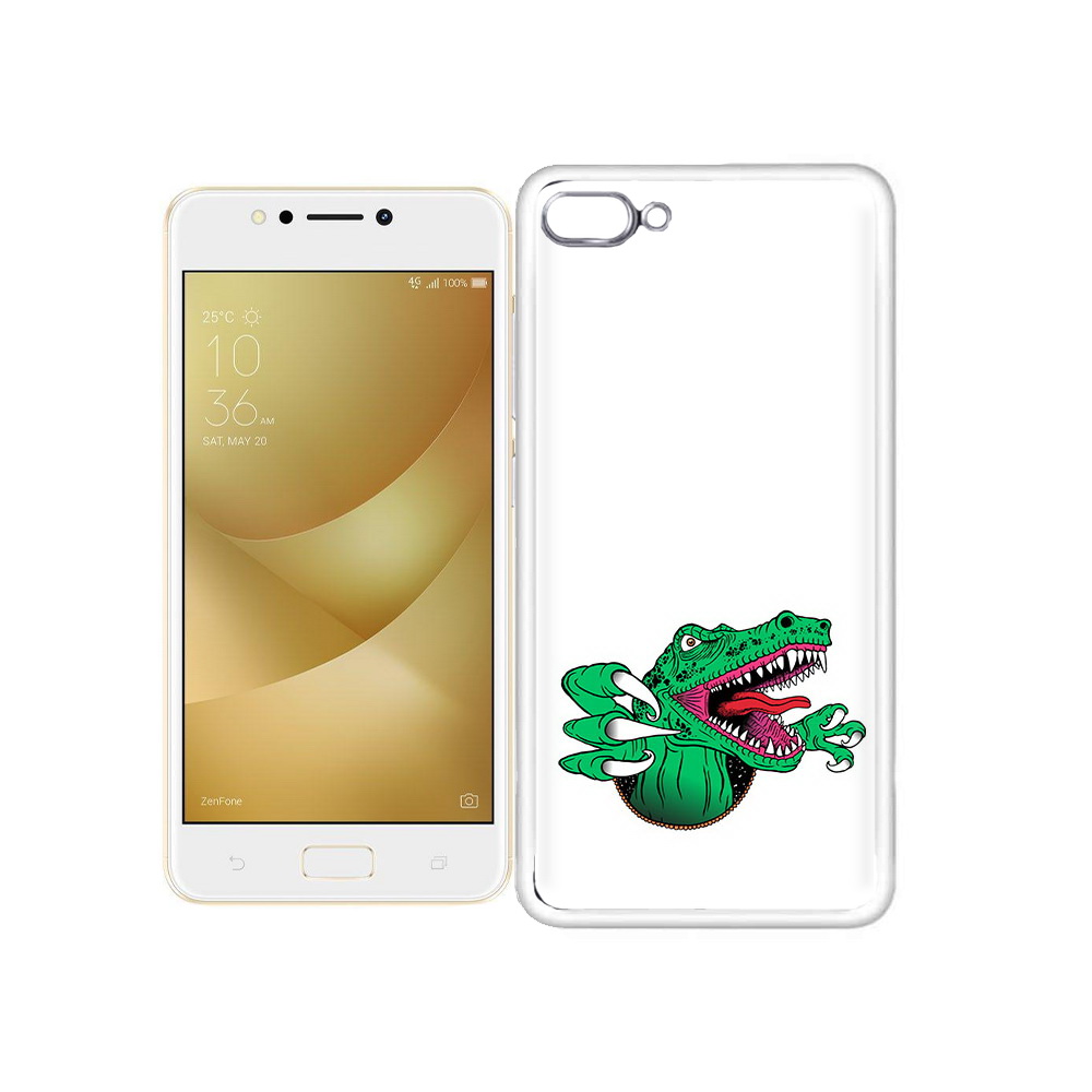 

Чехол MyPads Tocco для Asus ZenFone 4 Max крокодил, Прозрачный, Tocco
