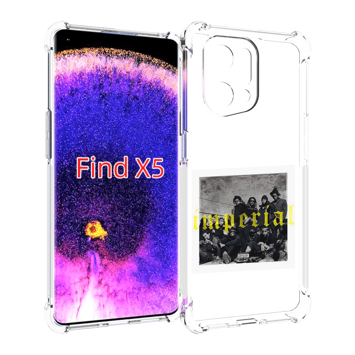 

Чехол MyPads Denzel Curry - Imperial для Oppo Find X5, Прозрачный, Tocco