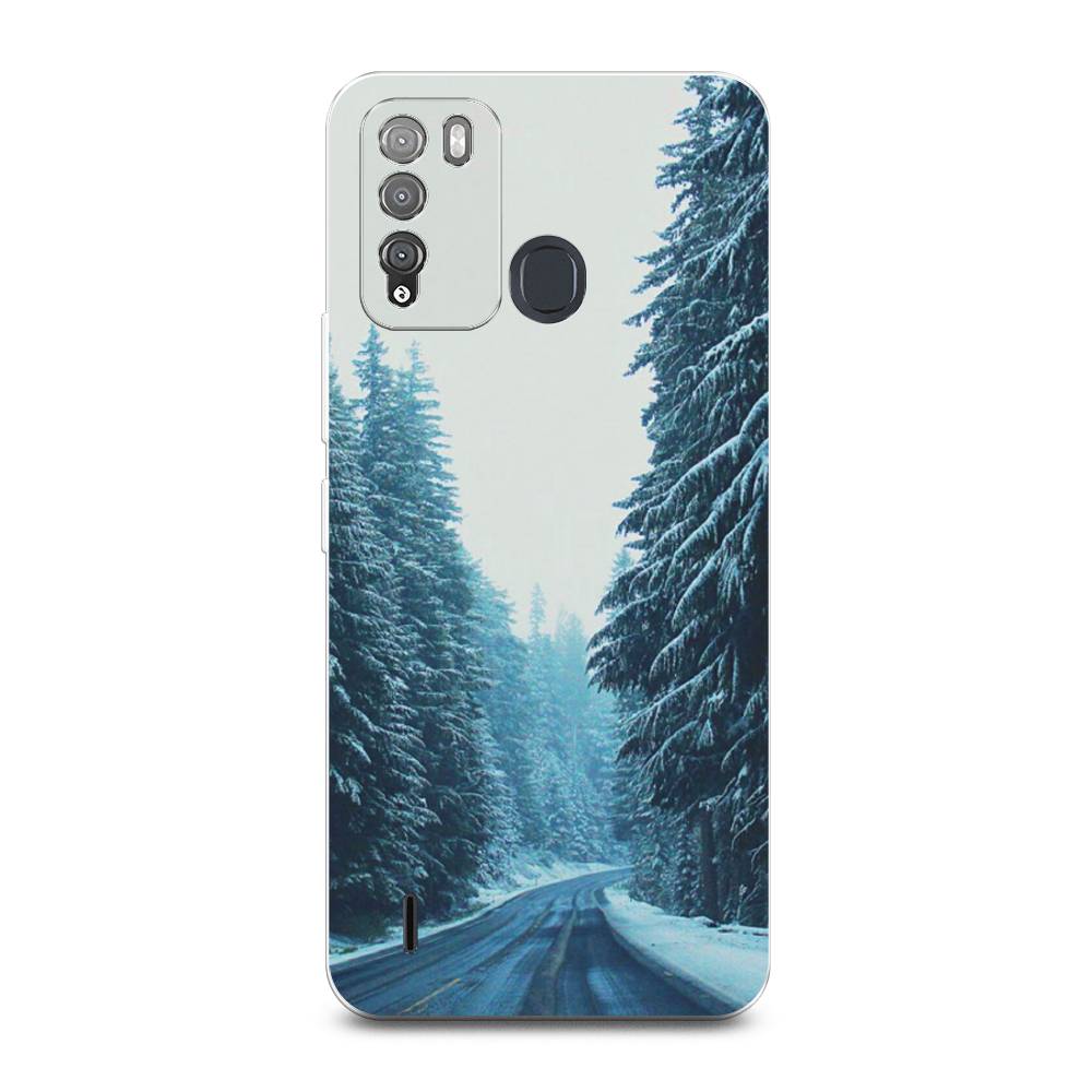 

Чехол для Itel Vision 1 Pro "Зима 9", Бежевый;голубой;черный, 3200350-2