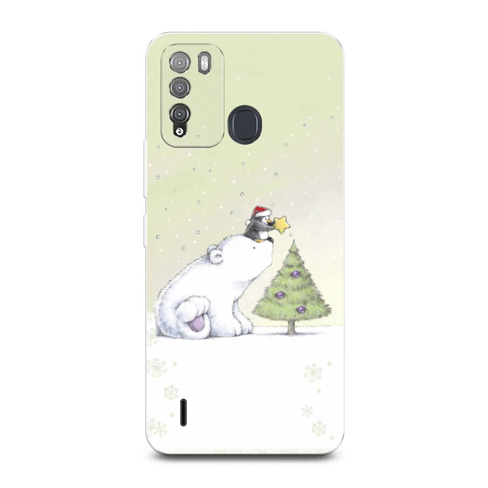 

Чехол для Itel Vision 1 Pro "Украшение елки", Белый;бежевый, 3200350-5